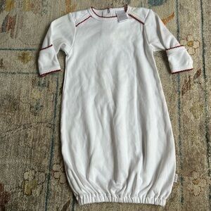 Paty gown 3-6 month with red trim. Perfect for Christmas